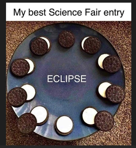 Eclipse with oreos